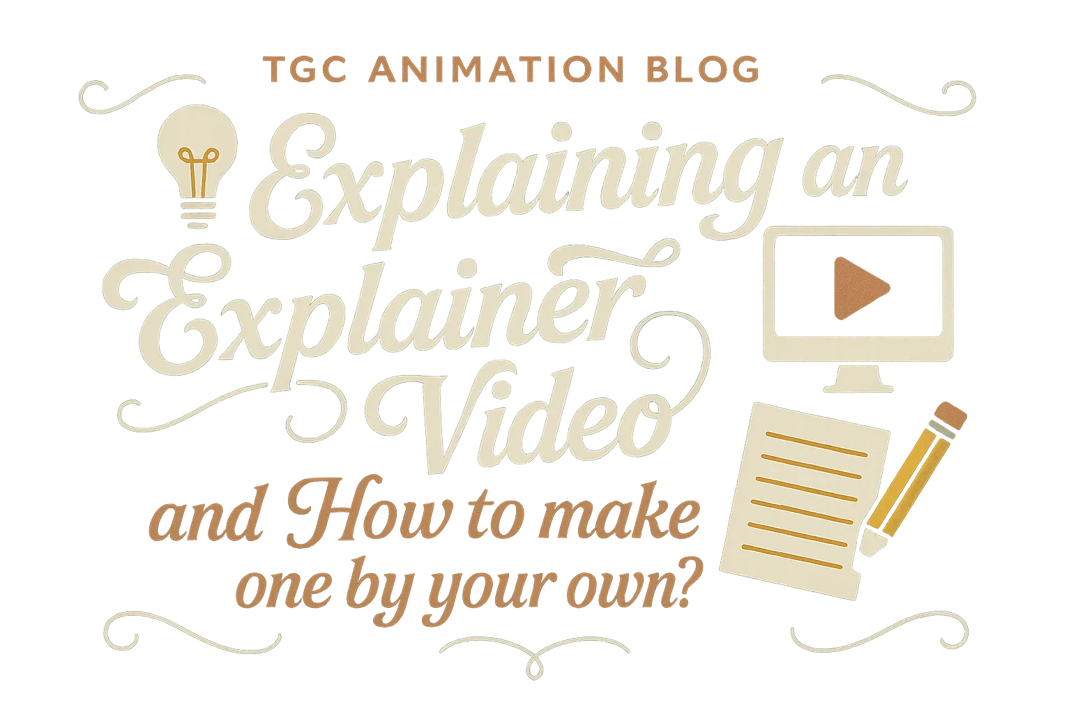 Explaining an Explainer Video and How to make one by your own?